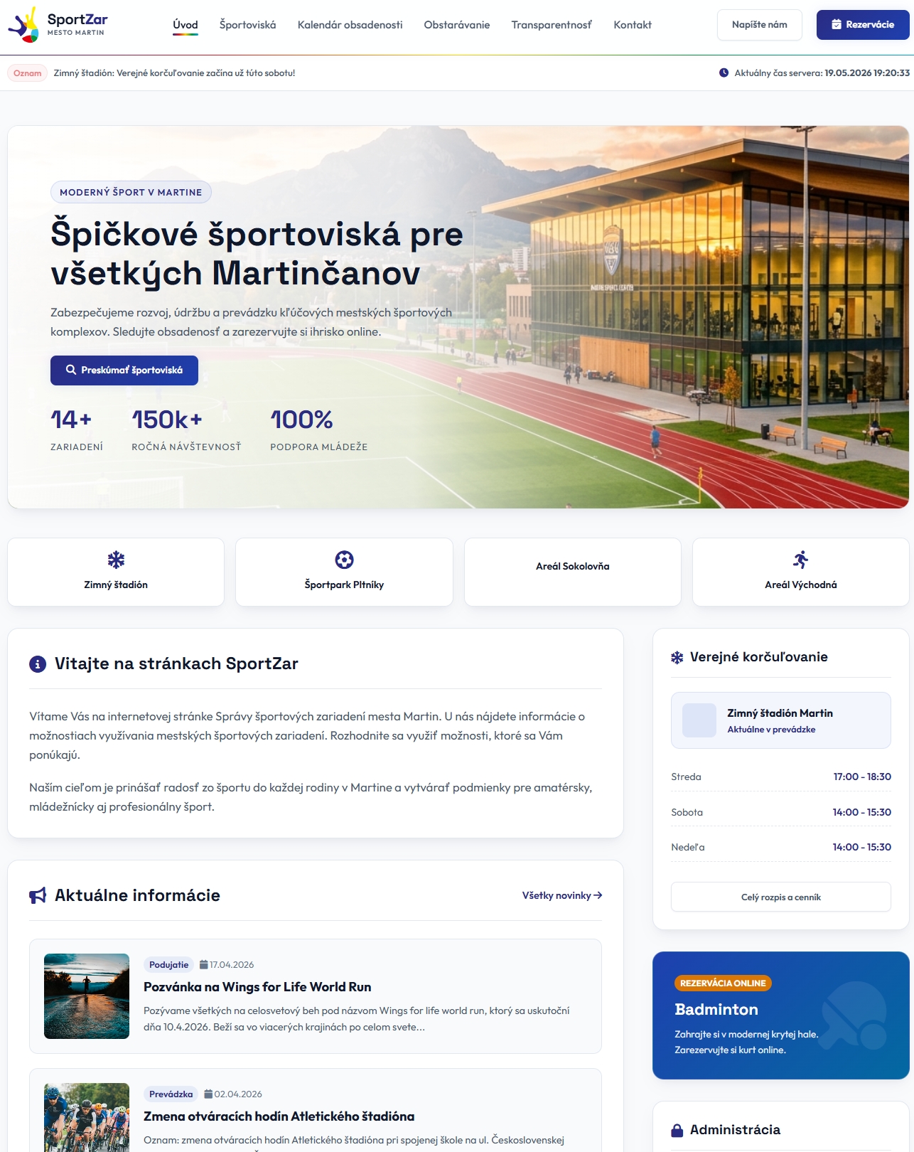 Správy športových zariadení mesta Martin