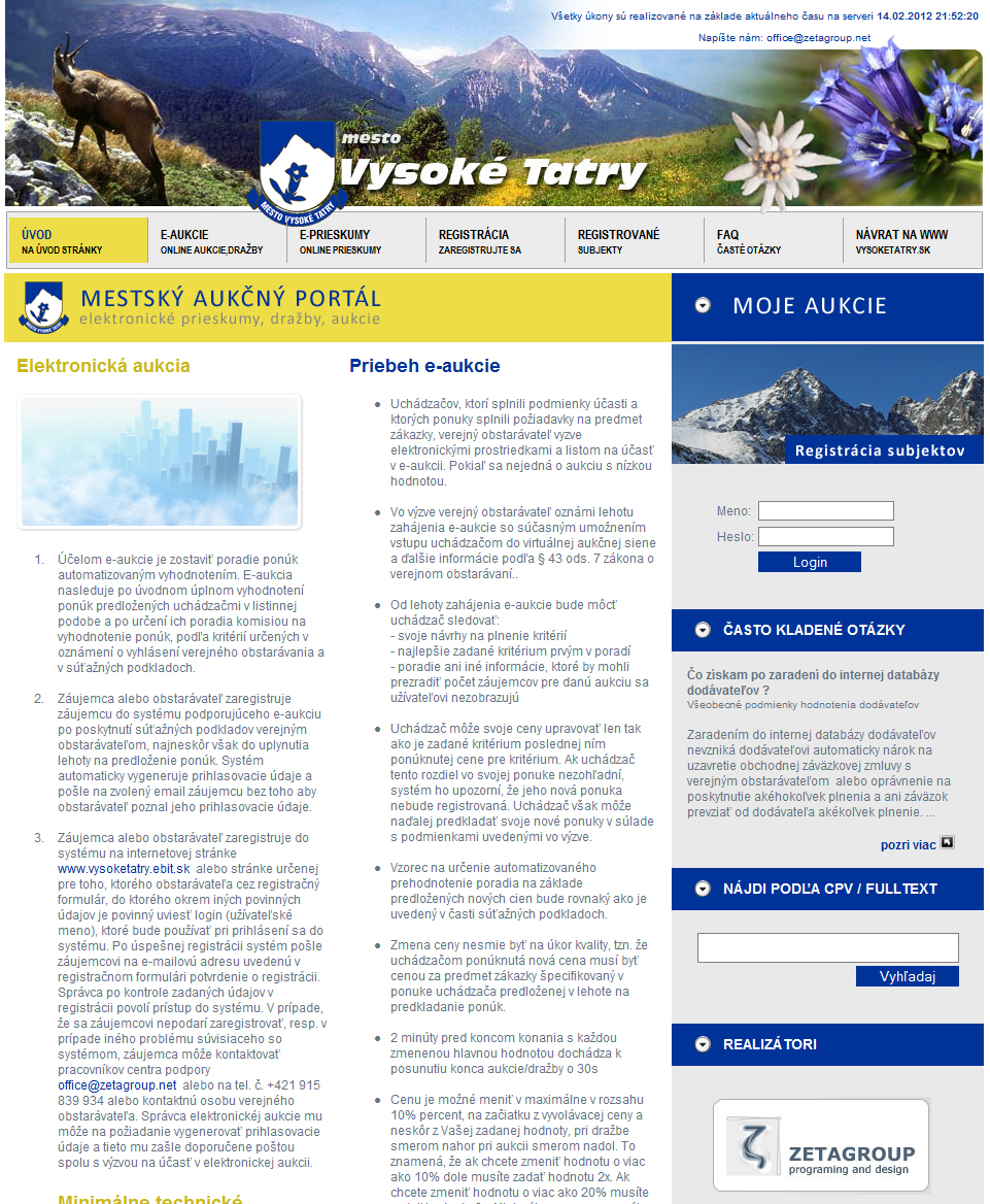 Mesto Vysoké Tatry